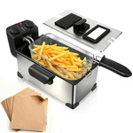 Immersion Deep Fryer With Basket, 1600W, 3L Small Timer Contr.... Fixed Price $92.98.
