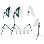 Linco Studio Kit Photography Continuous Lighting Stand Set. Fixed Price $79.99.