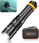 Orcatorch D710 Scuba Diving Light, 3000 Lumens Super Bright Underwater Flashligh. Fixed Price $163.02.