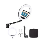 25 '' Ring Light Wall Mount With Phone Holder, Rotatable Triangle Boom Arm Ov.... Fixed Price $181.25.
