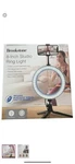 New Box- Brookstone 8" Studio Ring Light W/ Bluetooth Remote Shutter Release. Fixed Price $19.99.