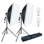 Linco 2 Softbox Kit Studio Photography Continuous Lighting Stand Set. Fixed Price $47.99.