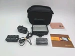 Genaray Led Video Light Panel Kit W/ Battery, Charger & Case. Fixed Price $39.99.