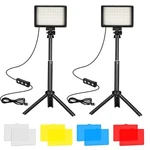 Ci-fotto Led Video 2-PACK 5600K Dimmable Usb Photo Lights With Mini. Fixed Price $34.16.