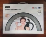 10IN Ring Light W/microphone .h. Fixed Price $19.98.
