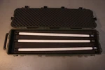 3 Quasar Science Q50WRGBX (4') Tubes With Wheeled Travel Case. Fixed Price $748.99.