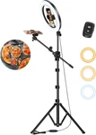 Soft Ring Light With Stand & Dual Phone Mount, Luxsure Tripod. Fixed Price $79.99.