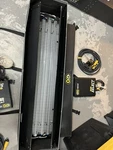 2 Xkino Flo Tegra TEG-400 4FT Bank Kit With Bulbs Hard Case Extra. Fixed Price $300.00.