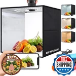 Benoison Light Box Photography 16X16X12 Portable Shooting Tent 120 Leds Backdr. Fixed Price $58.83.