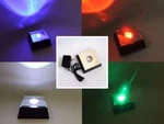 Asente Lights 5 Led Combo Multi Color White Mirror Square Stand Ac/battery. Fixed Price $19.95.