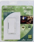 Leviton VZM10-1LW 1000 Vizia Dimmer Switch White Kit Great For Led Light. Fixed Price $37.99.