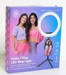 Dixie & Charli Selfie Stream Vlog Led Ring Light W/table Stand Wired Remote!. Fixed Price $5.99.
