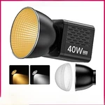 40W Led Video Light Bi-color Cob Photographic Studio 2500K-6500K 3400MAH. Fixed Price $165.39.