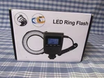Ploture Flash Light With Lcd Display & Adapter Rings (open Box) Free Shipping.. Fixed Price $40.00.