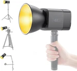 Portable Led Video Light 40W Metal Mini Cob Bi-color 2500K-6500K Cri 95 Tlci. Fixed Price $121.99.