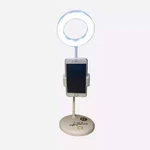 Vivitar Led Ring Light Desk Lamp 2-IN-1 Vlogging Kit With Adjustable Phone Mount. Fixed Price $11.99.