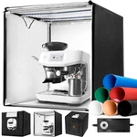 K&f Concept 60X60CM Photo Studio Light Box 40W Dual Led Tent W/ Cri 97+. Fixed Price $99.99.