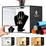 Lightdow 16"X12"X12" Studio Box Photography With 120 Leds (cri 95),. Fixed Price $35.79.