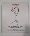 Wonew 10" Selfie Desktop Led Ring Light With Stand Phone Holder For Video Makeup. Fixed Price $9.00.