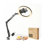10" Led Ring Light With Overhead Phone Stand, Cri 95 1200LM Dim... Fast Us. Fixed Price $38.71.