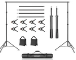 Neewer Photo Studio Backdrop Support System Black Stand. Fixed Price $39.99.