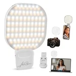 Larsa Pippen - Led Selfie Light With Clip & Glass Mirror Rechargeable. Fixed Price $32.89.