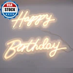 Us Calca Happy Birthday Led Neon Lamp Integrative Hanging Sign Party Home Decor. Fixed Price $27.49.