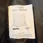 Hyj-inc HYJ-1018 Background Support System Kit, Black/white, Carry Bag. Fixed Price $19.55.