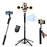 Selfie Stick Tripod Auto Face Tracking 360 Rotation Remote 70.9" Iphone. Fixed Price $56.70.