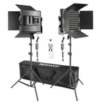 Led Panel Video Light Kit Photography, 2.4G Wireless Remote, Studio Shooting Rgb. Fixed Price $319.24.