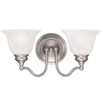 Livex Lighting Essex 2 Bath Brushed Nickel. Fixed Price $96.99.