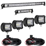 Frienda 8 Pcs 30, 15 Inch Led Light Bar Kit With 4 Pods And 12 V Wir.... Fixed Price $119.79.