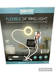 Bower - Flexible 24" Led Ring Light White Vlogging Social Posts New. Fixed Price $12.99.