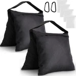 2 Sandbags Weight For Light Stand Photography Video Packs, Black. Fixed Price $14.43.