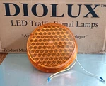(1) Ecolux Inc. 8" Yellow Traffic Light Led - (( Never Used )). Fixed Price $49.00.