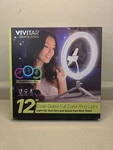 Vivitar Creator Series 12" Dual Sided Full Color Light Ring W/ Tripod & Cradle. Fixed Price $19.95.