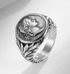 Stainless Steel Julius Caesar Ring. Fixed Price $15.99.