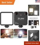 Ulanzi VL-81 Bi-color Led Light Pro-quality For Camera, Smartphone & Filming. Fixed Price $34.99.
