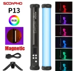 Soonpho P13 Rgb Led Video Stick W/ Tripod Photography Lighting 2500K-8500K. Fixed Price $34.99.