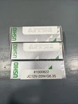 Ushio Replacement Bulb, #1000822 JC12V-20W/G6.35 Set Of. Fixed Price $9.99.