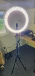 Neewer 18-INCH Dimmable Led Ring Light Kit With Stand Carrying Bag. Fixed Price $59.99.