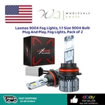 Laxmas 9004 Fog Lights, 1:1 Size Bulb Plug And Play, Pack Of 2. Fixed Price $59.99.