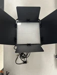 Litepanels 1X1 Bi-color Daylight To Tungsten Led + Barndoor. Fixed Price $150.00.