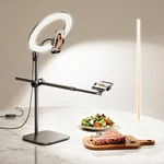 Overhead Phone Mount, Camera Stand Anti-shaking 1, Black. Fixed Price $47.80.
