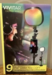 New In Box Vivitar Creator Series 9" Full Color Key Light With Adjustable Stand. Fixed Price $11.99.