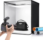 16" Led Studio Light Box Folding Photography Shooting Tent Background Kit. Fixed Price $26.71.