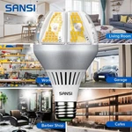 Sansi 650W Equiv. Led Light Bulb 6500LM 5000K Indoor Lamp Workspace Garage Home. Fixed Price $21.99.