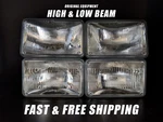 Oe Front Halogen Headlight Bulb For Cadillac Deville 1975-1986 High Low Beam X4. Fixed Price $89.99.