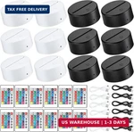 Honoson 12 Sets 3D Night Led Light Lamp Base 16 Colors Display Wi. Fixed Price $64.98.