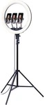 Lumee Studio Rgb Ring Light With Tripod Stand - 18'' Black. Fixed Price $24.95.